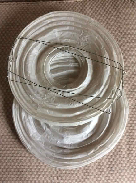 Photo of free Paper light shades white (Heeley S2) #1