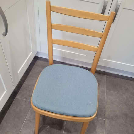 Photo of free 4 beech dining chairs (Stanks LS15) #1