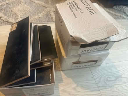 Photo of free 2 boxes unused navy subway tiles (Newtownards) #1