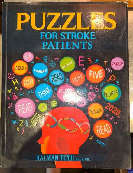 Photo of free “Puzzles for Stroke Patients” book (Belmont) #1