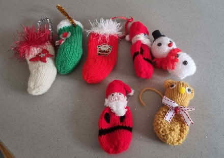 Photo of free Knitted Christmas decorations (Datchworth Green SG3) #1