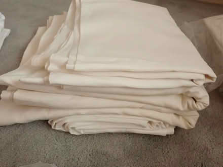 Photo of free Some cotton and linen flat sheets (Fairfield LA1) #2