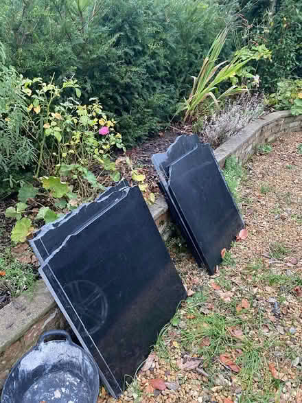 Photo of free 6 pieces of black granite (Hale WA15) #1