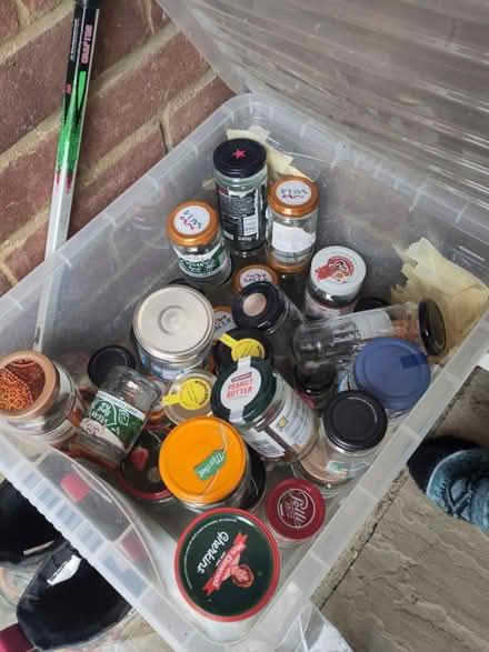 Photo of free Clean glass jars with lids (Bexhill old town, TN40) #1