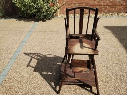 Photo of free Vintage style childs high chair (Tharston NR15) #2