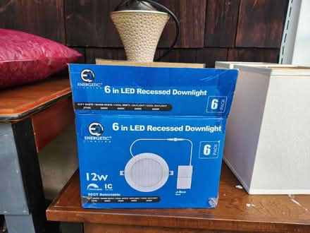 Photo of free Six 6" Recessed LED lights - New (Bloomfield, NJ) #1