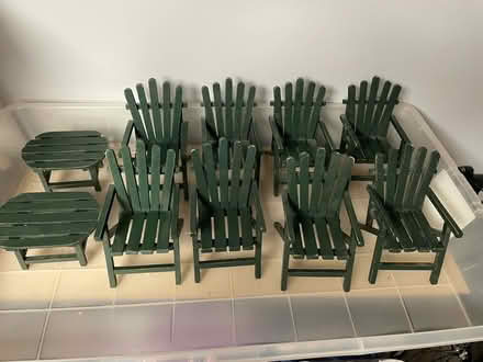 Photo of free Miniature Wooden Patio Furniture (Islington and 401) #1