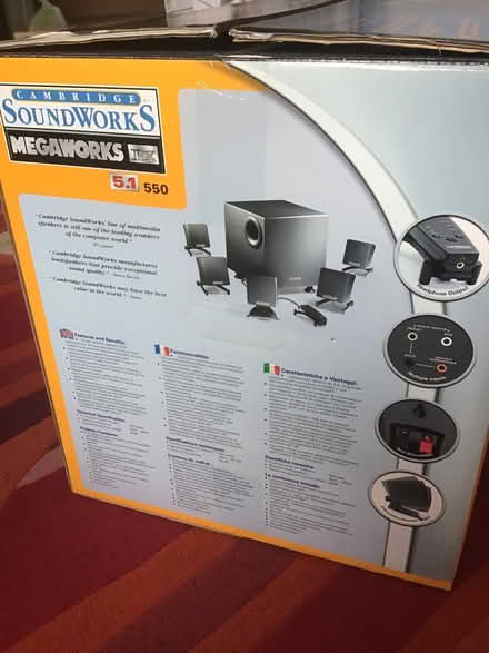 Photo of free NOT WORKING* Cambridge Soundworks 5.1 speaker system (Corporation BT20) #2