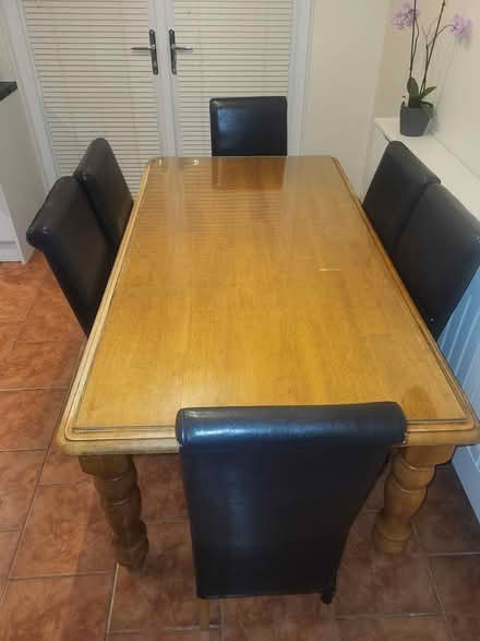 Photo of free Dining table and 6 chairs (Tallaght) #1