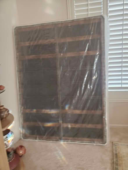 Photo of free Queen boxspring wrapped in plastic (Eastside Tucson) #2