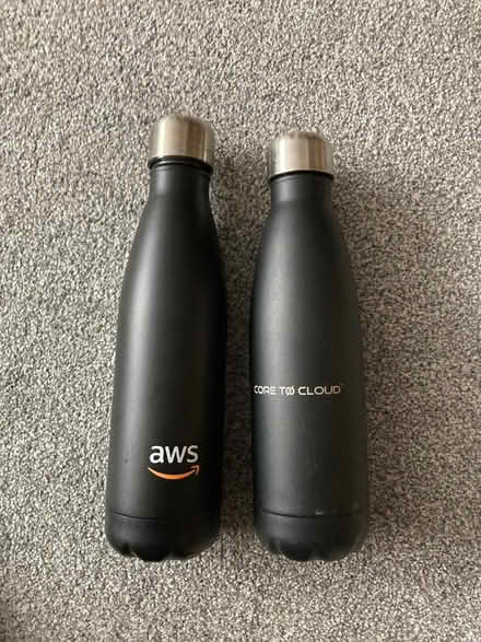 Photo of free 2 Black Insulated Bottles (CT1) #1