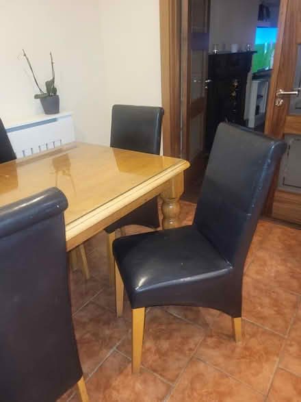 Photo of free Dining table and 6 chairs (Tallaght) #4