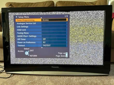 Photo of free Panasonic Viera 42” TH-42PZ80BA television (North Tonbridge TN10) #1