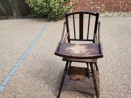 Photo of free Vintage style childs high chair (Tharston NR15) #4