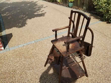 Photo of free Vintage style childs high chair (Tharston NR15) #3