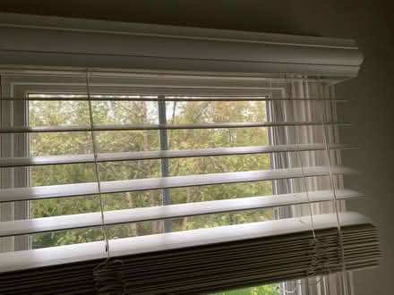 Photo of free White blinds (West Clay) #1