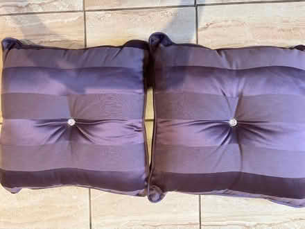 Photo of free Two purple cushions (Witham CM8) #1