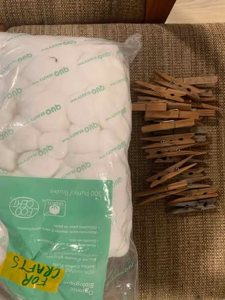 Photo of free Clothespins & cotton balls (St. Clair & Victoria Park) #1