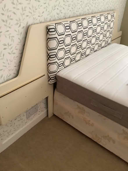 Photo of free Double Bed Complete With Base, Mattress and Headboard (Great Lumley DH3) #2