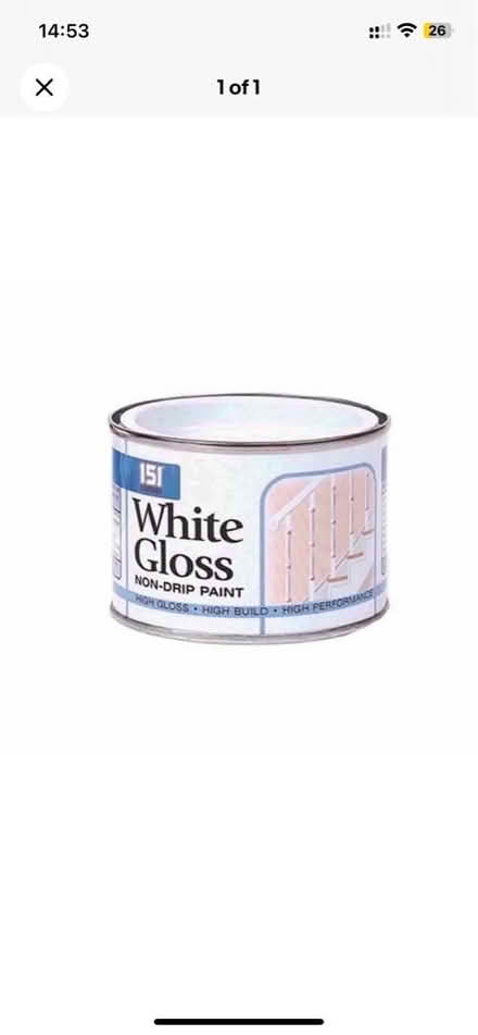 Photo of White gloss paint (Underdale SY2) #1