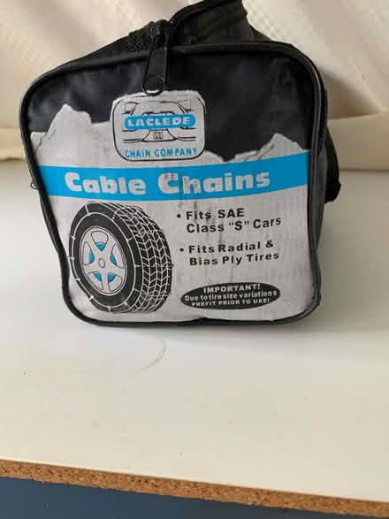 Photo of free Tire chains, never used (Albany) #1