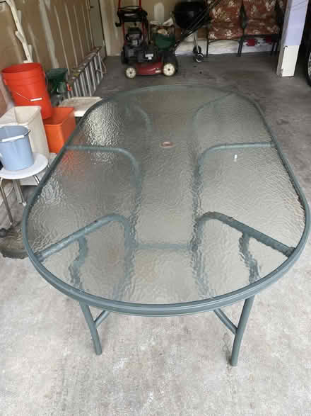 Photo of free Outdoor dining table (Greenbank.) #1