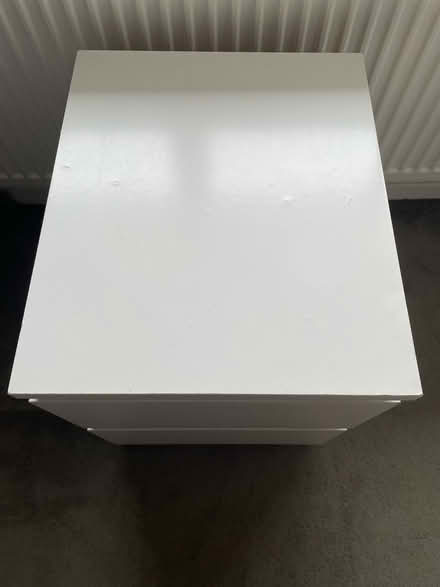 Photo of free White IKEA Bedside Drawers (Barming) #4