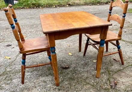 Photo of free Vintage Children's Table and chairs (NE Ballard) #2