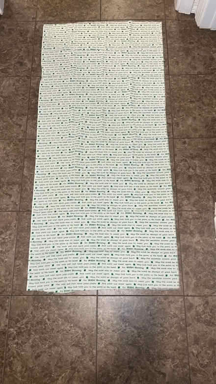 Photo of free Irish Blessing Cloth (NE Glenview (NE Glenview (Lake & Harms)) #1