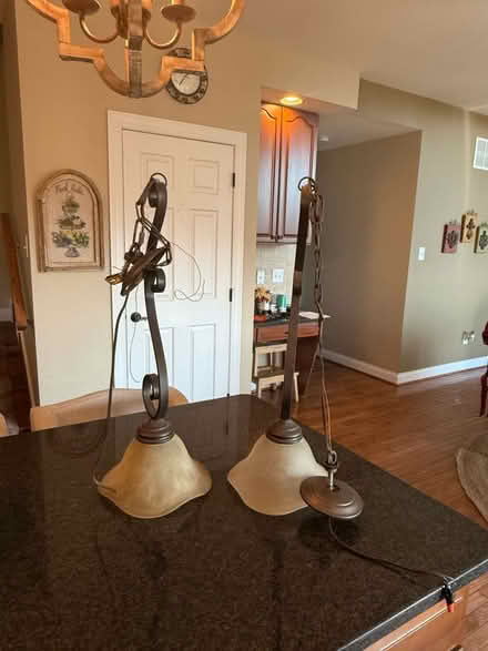 Photo of free Kitchen Island Pendants - 2 (Chester Springs) #1