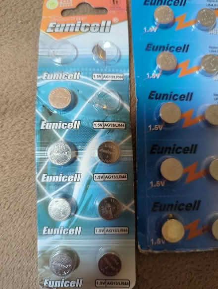 Photo of free Enicell batteries size AG13 (Grangeway area NN10) #2