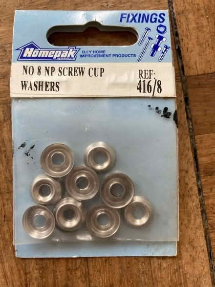 Photo of free No 8 NP screw cup washers x 10 (Clifton YO30) #1