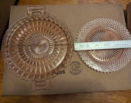 Photo of free Vintage Pink plates (SE Ann Arbor) #1