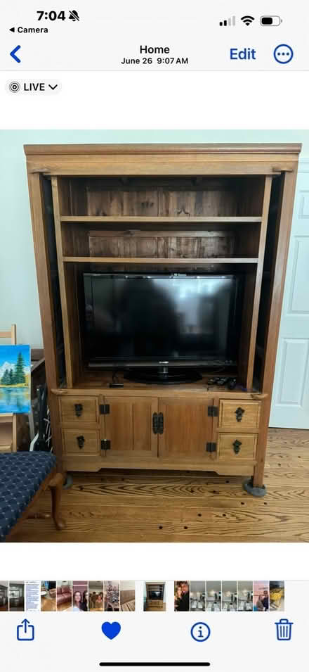 Photo of free Solid Wood caninet (Montvale NJ) #1