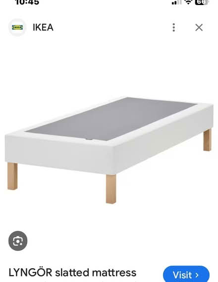 Photo of free Ikea LYNGOR Full size bed frame (N Cleveland Park/Tenleytown) #1