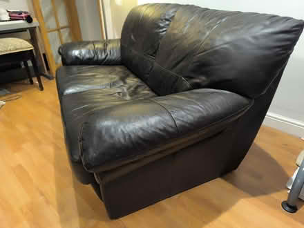 Photo of free Leather sofa (TN2) #2