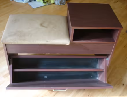 Photo of free 70s phone table w. seat & storage (Sidcup DA14) #2