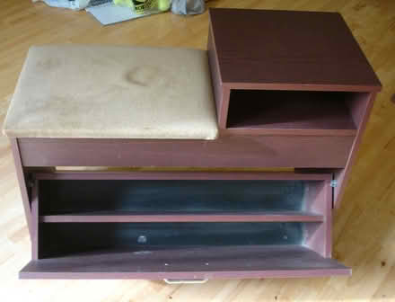 Photo of free 70s phone table w. seat & storage (Sidcup DA14) #2