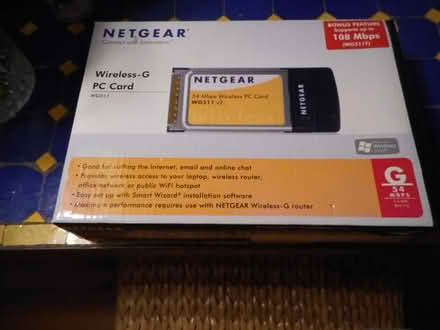 Photo of free unopened box of toner cartridge & never used wireless PC card #1