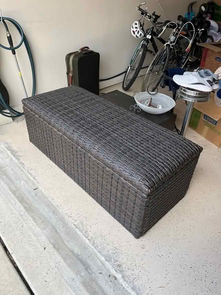 Photo of free Sunbrella woven storage bench (Long Reach Village, Columbia) #3