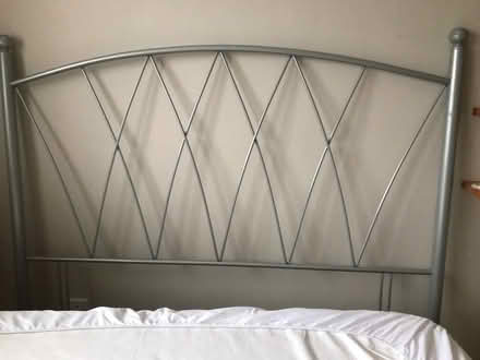 Photo of free Metal Headboard for bed (Station Road area, Henfield) #1