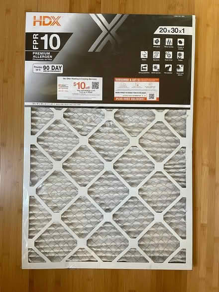 Photo of free HDX Electrostatic Air Filter (Battery Park City) #1