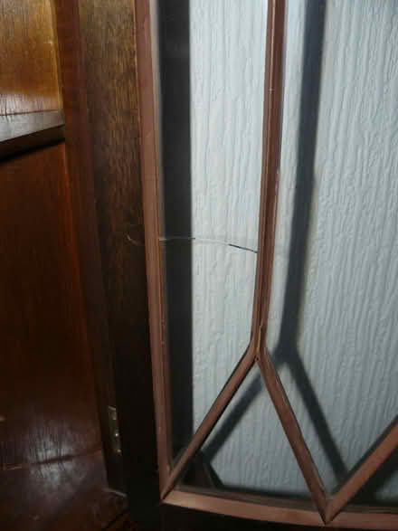 Photo of free Vintage lockable wooden corner cupboard/display cabinet (Boley Park WS14) #3