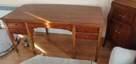 Photo of free Really big wood desk (Gatewood) #1