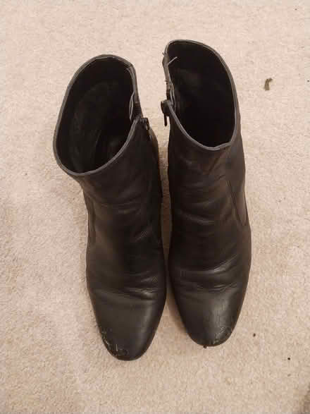 Photo of free Ladies leather Black M&S Boots size size 6 1/2 (Belmont SM2) #1