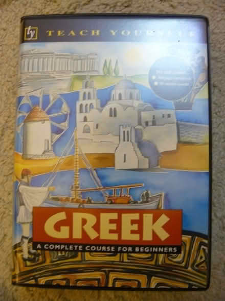 Photo of free Teach yourself Greek beginners course: book & audio cassette (Kempsey WR5) #1