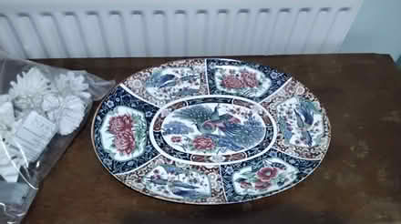 Photo of free Vintage Very Large Pretty Oval Platter (Delapre) #1