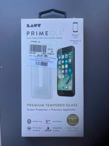 Photo of free iPhone 7/6/6s PLUS glass protector (South Boston) #1