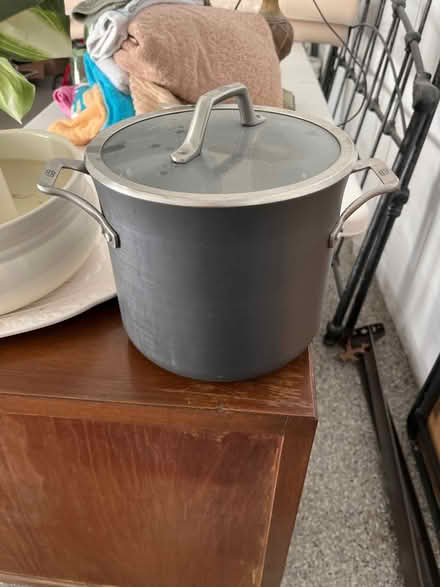 Photo of free Calphalon large stock pot (Wayland (Wayland (near Claypit Hill)) #1