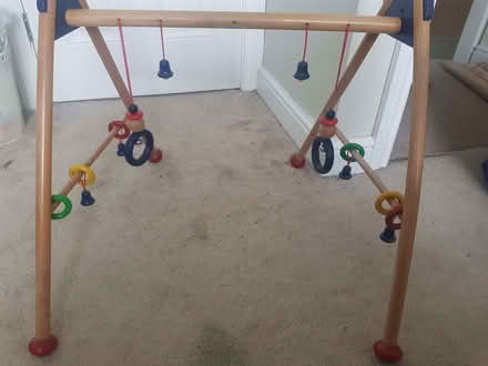 Photo of free Wooden baby A frame toy (Moorfields) #1